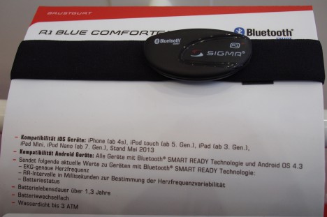 SIGMA R1 Blue COMFORTEX+ - Eurobike 2013