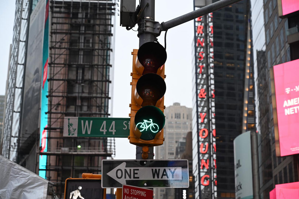 自転車専用の信号