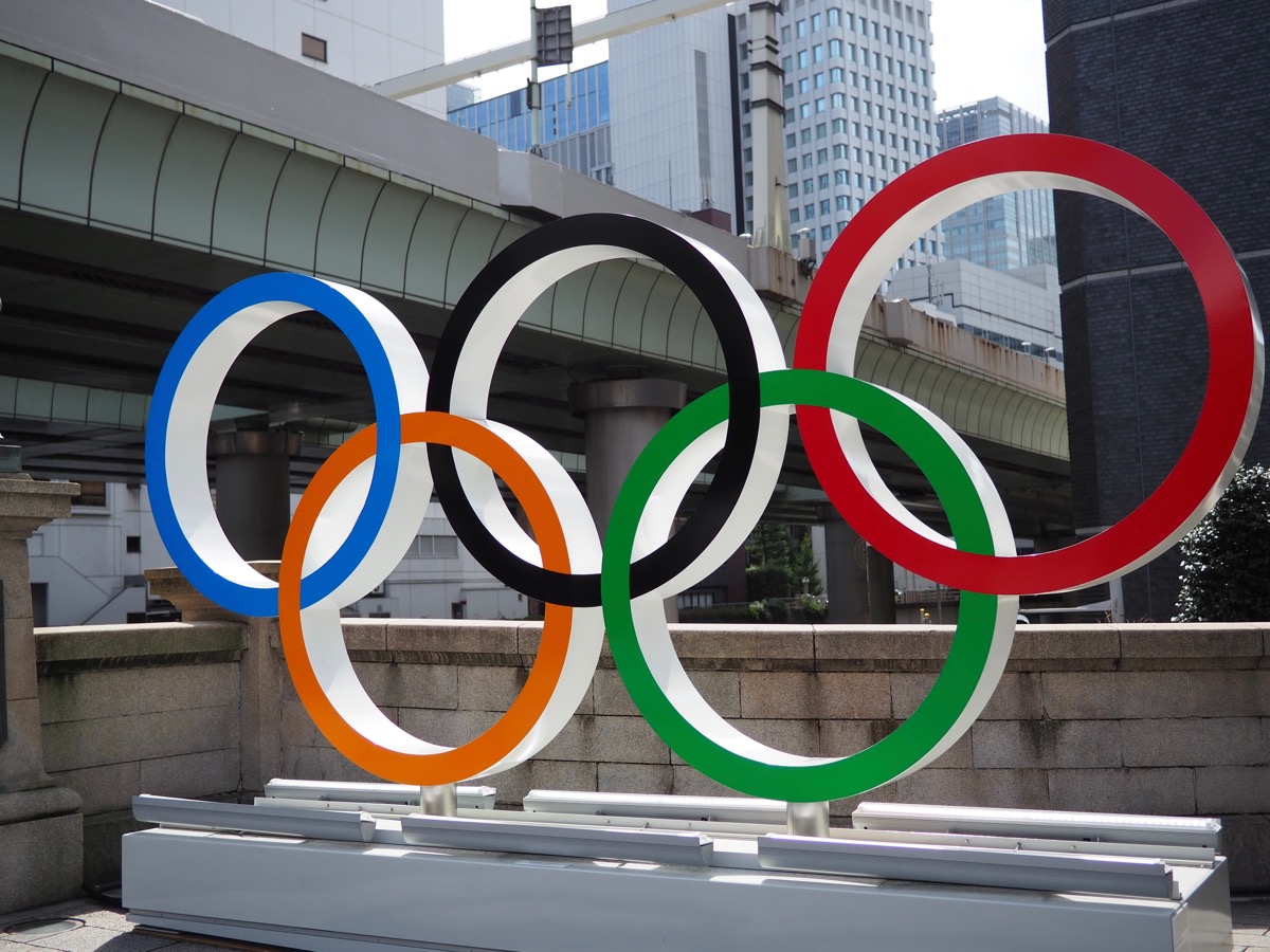 東京オリンピックのオブジェ