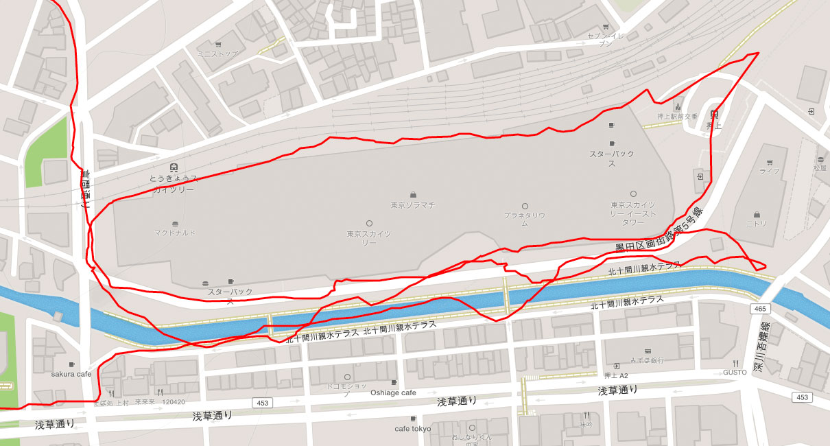 東京スカイツリー周辺地図