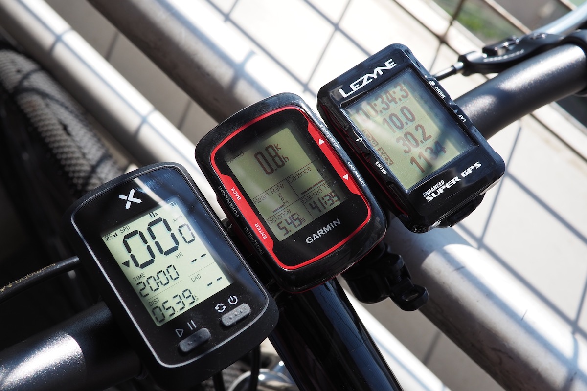 LEZYNE SUPER GPS, XOSS G+, Garmin Edge 500