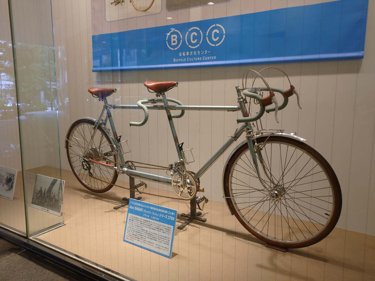アレックス・サンジェのタンデムバイク　自転車文化センター