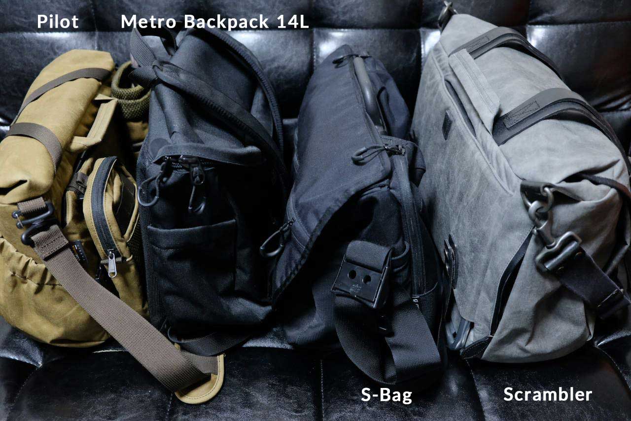 WOTANCRAFTのバッグとブロンプトン純正バッグの比較