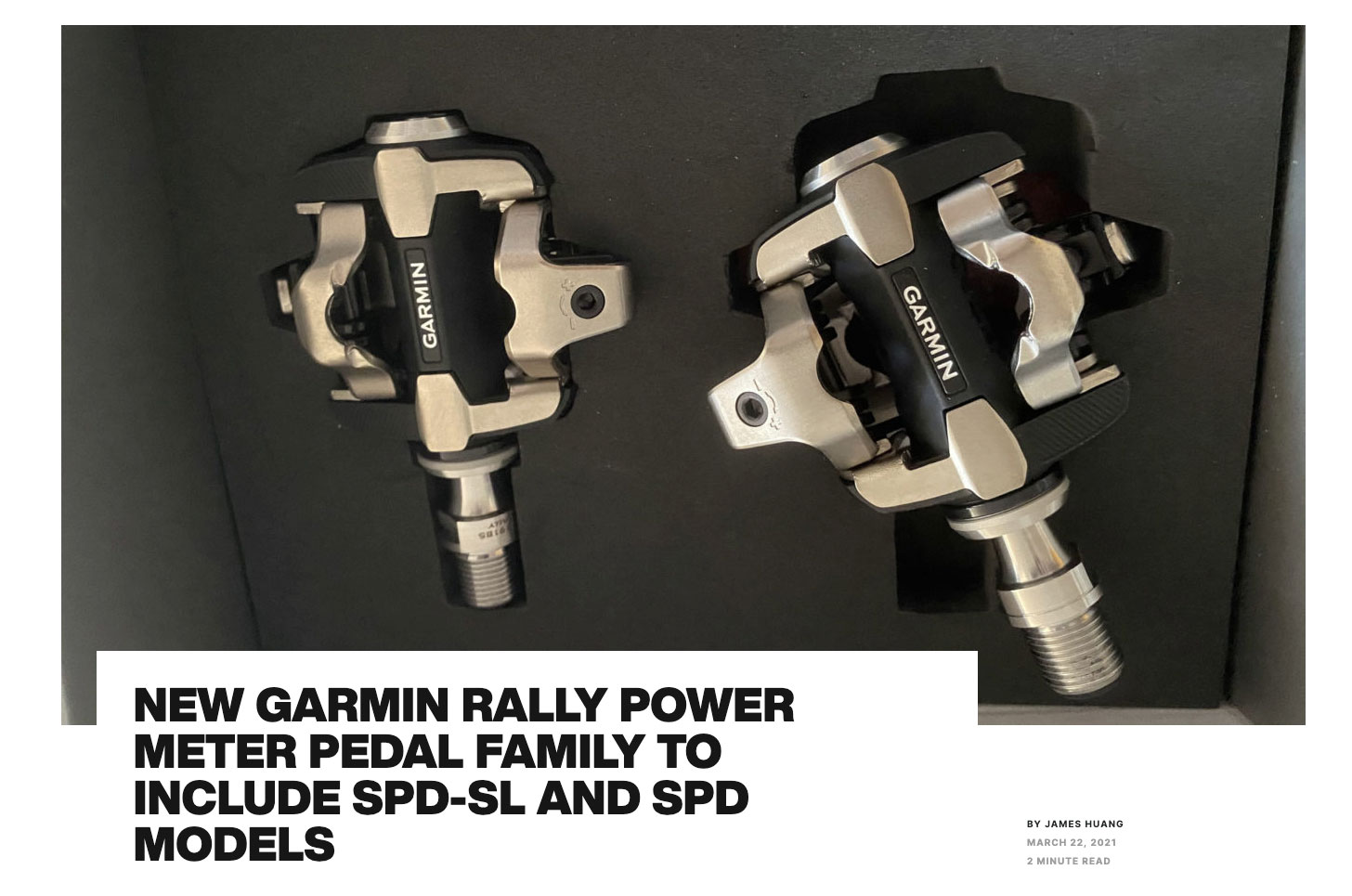 Garmin Rally 新型パワーメーターペダルの現物画像が流出 SPD-SLやSPDに正式対応！ | CBN Blog