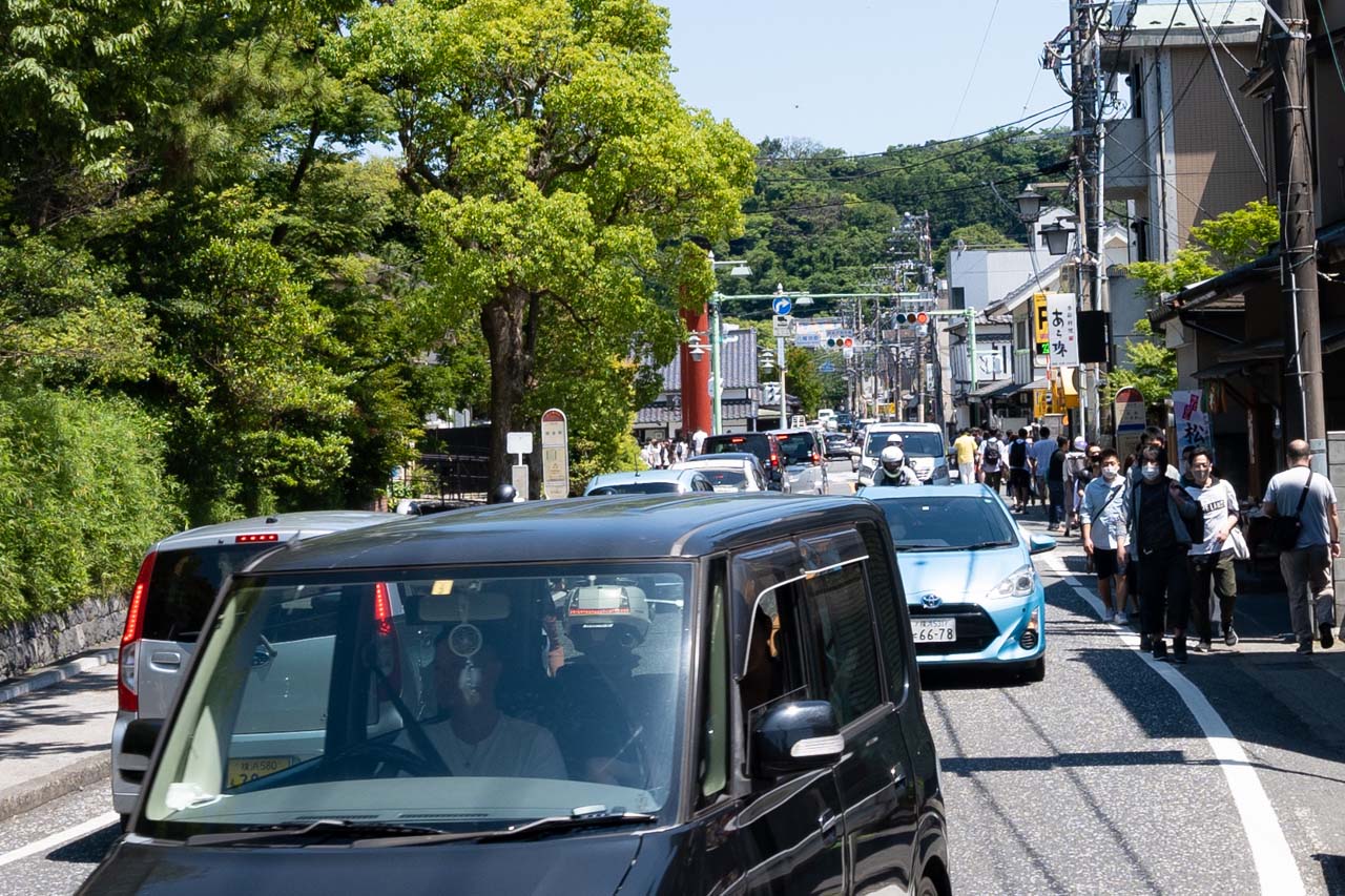 鎌倉の渋滞