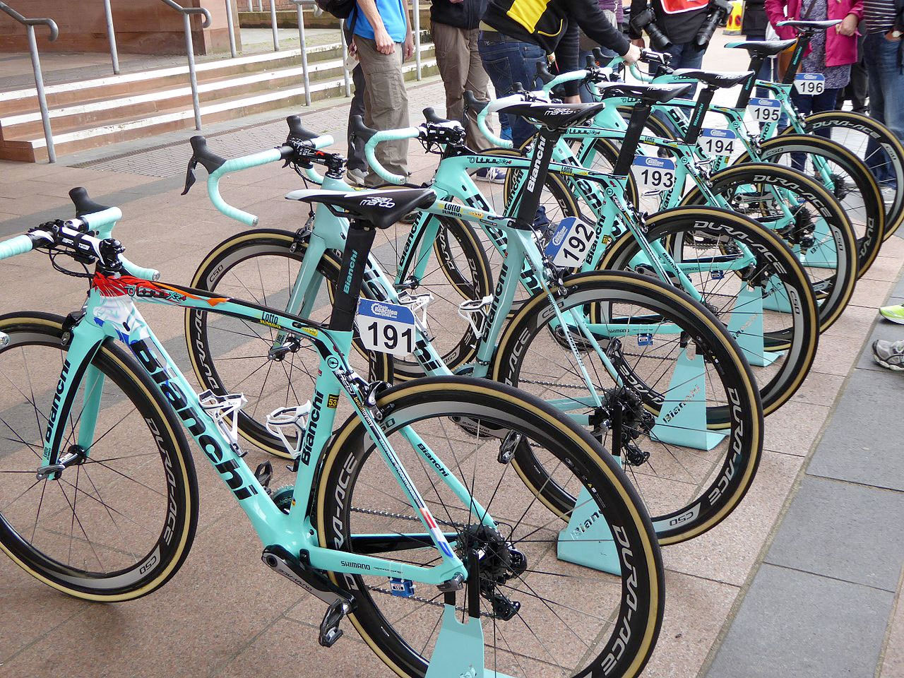 Bianchi Team LottoNL-Jumbo bikes