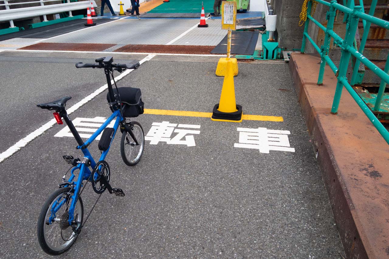 駿河湾フェリー・自転車専用待機スペース